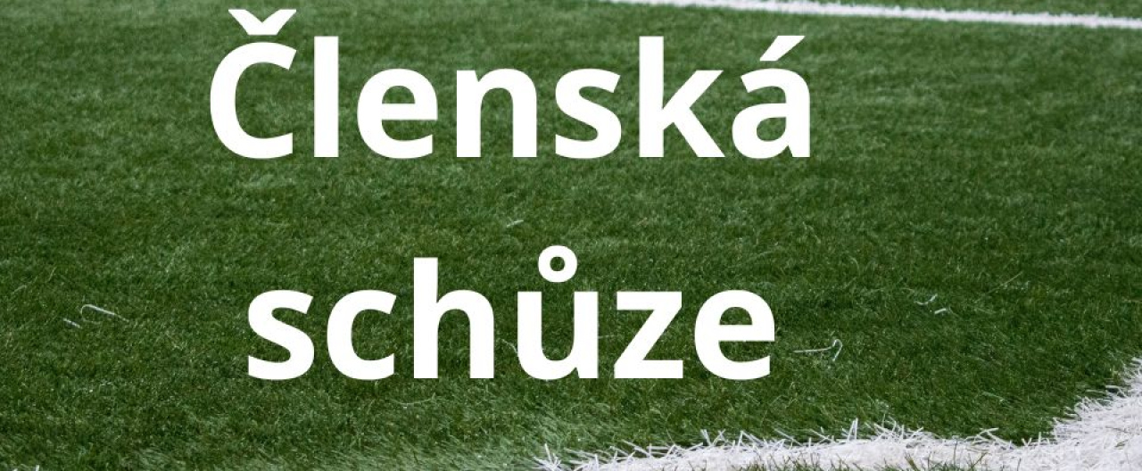 Pozvánka na Členskou schůzi