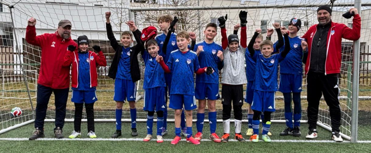 Mladší žáci U12 zakončili zimní ligu na čtvrtém místě