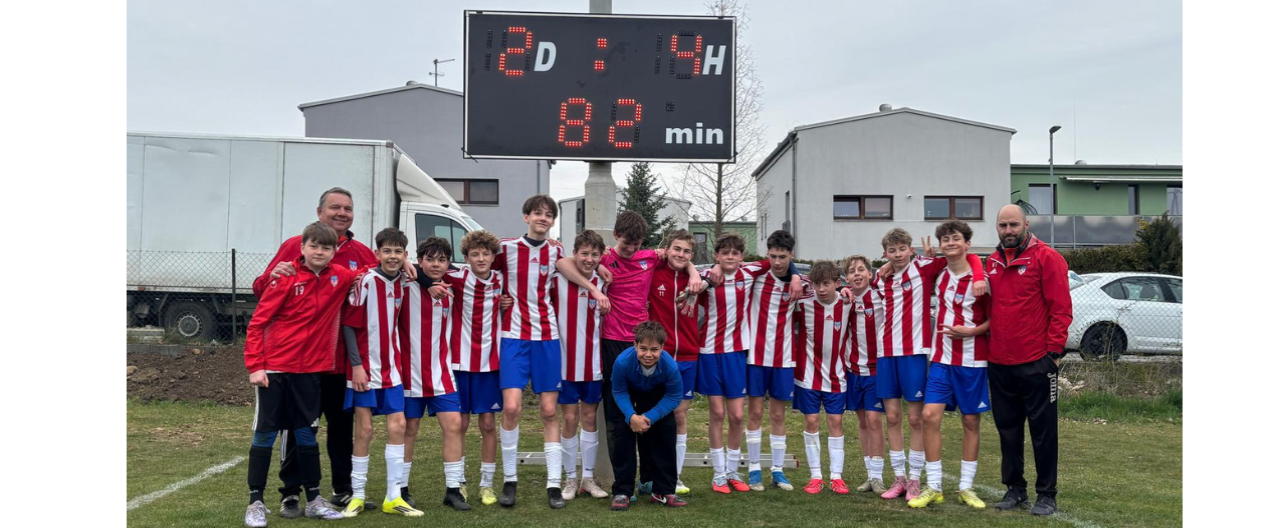 Starší žáci zlomili komplex Jinočany, přivezli výhru 4:2