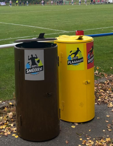 Třídíme odpad nejen na tribuně