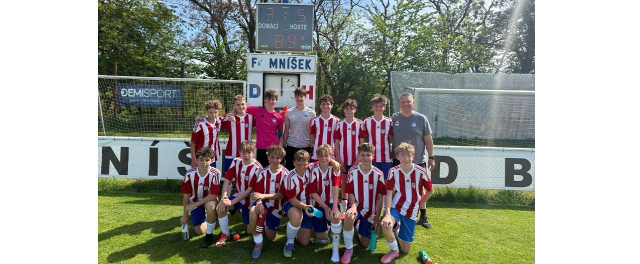 Poločas a dost. Starší žáci vyhráli v Mníšku 5:3